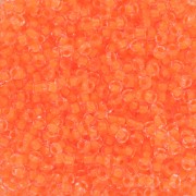 Preciosa Perles rocailles 11/0 - 2 mm - Crystal Neon Orange Lined x20g|raw }}