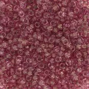 Preciosa Perles rocailles  11/0 - 2 mm - Crystal Rose Luster x20g