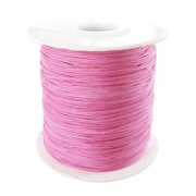 Fil de jade / Fil nylon tressé 0.8 mm Rose Fuchsia x120 m