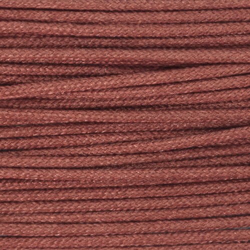 Fil de jade / Fil nylon tressé 0.8 mm Terracotta x2.90 m