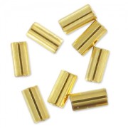 Bugles Miyuki 3 mm BGL1-191 - 24kt Gold Plated x5g|raw }}