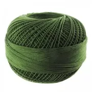 Fil de coton Lizbeth taille 40 Dark Leaf Green n°676 x274m