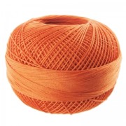 Fil de coton Lizbeth taille 40 Medium Coral Orange n°702 x274m|raw }}