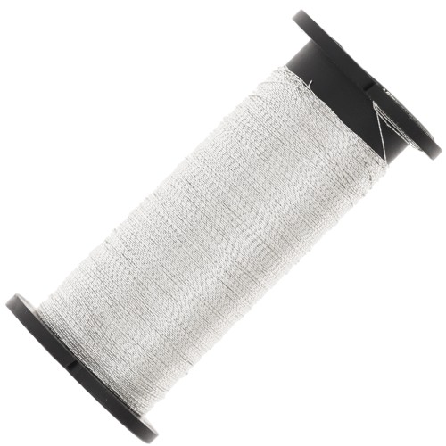 Fil métallisé Kreinik pour la broderie d'or - taille 1 - Silver (001J) x40m