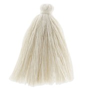 Pompon imitation coton 43-46 mm Beige x1