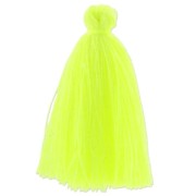 Pompon imitation coton 43-46 mm Jaune Fluo x1