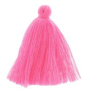 Pompon imitation coton 43-46 mm Fuchsia x1