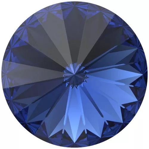 Cabochon PureCrystal 1122 Rivoli 12 mm - Reinvented Dark Sapphire x1