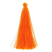 Pompon imitation soie 63-66 mm Orange x1|raw }}