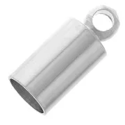 Embouts pour cordon 4 mm - Argenté x10