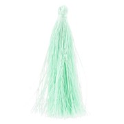 Pompon imitation soie 63-66 mm Mint x1