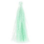 Pompon imitation soie 88-93 mm Mint x1|raw }}