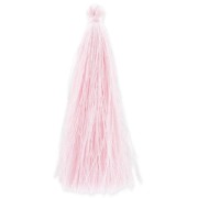 Pompon imitation soie 88-93 mm Light Rose x1