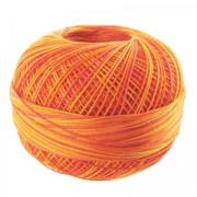 Fil de coton Lizbeth taille 40 - Orange Crush n°183 x274m