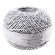 Fil de coton Lizbeth taille 40 Silver n°605 x274m