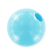 Perle en résine opaque 8 mm Light Turquoise x1|raw }}