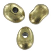 Perles irrégulières 8x6 mm bronze x5|raw }}