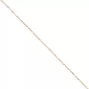 Chaîne maille jaseron 1.9 mm - Doré rose x1m