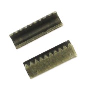Embouts à serrer sans anneau 10 mm bronze x10|raw }}