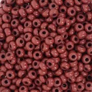 Preciosa Perles rocailles 8/0 3 mm - Opaque Brown Tango x20g