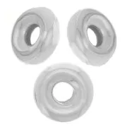 Perles rondelles Heishi 4.5 mm - Argent 925 x10