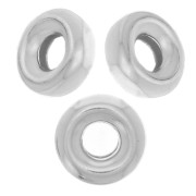 Perles rondelles Heishi 5.5 mm - Argent 925 x8|raw }}