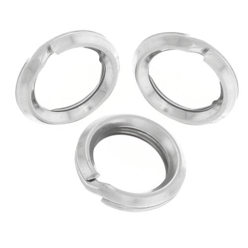 Anneaux doubles 5x0.7 mm en Argent 925 x10