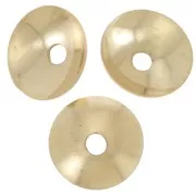Coupelles lisses 4 mm - Gold filled (or laminé) x15