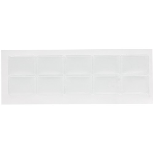 Pochettes adhésives transparentes 19x31 mm pour chaine de collier & bracelet x50