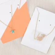 Pochettes adhésives transparentes 19x31 mm pour chaine de collier & bracelet x50