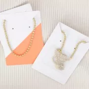 Pochettes adhésives transparentes 30x38 mm pour chaine de collier & bracelet x50