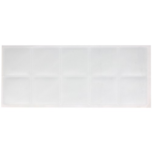 Pochettes adhésives transparentes 42x45 mm pour chaine de collier & bracelet x50