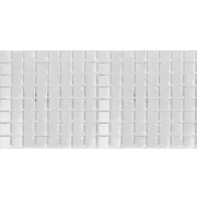 Set de 1600 mosaïques miroir adhésif carré 5x5 mm en Acrylique - Argenté x1