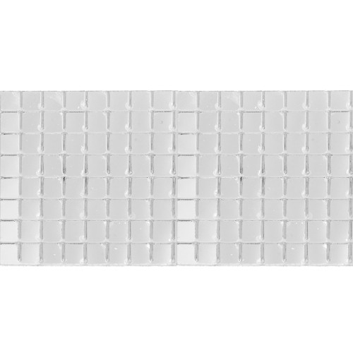 Set de 1600 mosaïques miroir adhésif carré 5x5 mm en Acrylique - Argenté x1