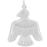Pendentif aigle ethnique 22.5x19 mm - Argent 925 x1