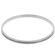 Bracelet jonc 4x65 mm pour tissage Delica 11/0 - 1 rang 1.5 mm - Acier inox 304 |raw }}