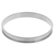 Bracelet jonc 8x62 mm pour tissage Delica 11/0 - 3 rangs 5.2 mm - Acier inox 304