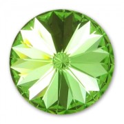 Cabochon PureCrystal 1122 Rivoli 12 mm Peridot x1|raw }}