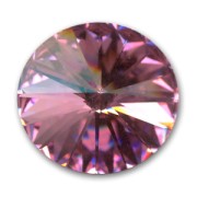 Cabochon PureCrystal 1122 Rivoli 12 mm Rose x1|raw }}