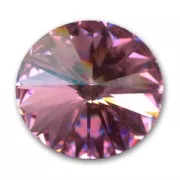Cabochon PureCrystal 1122 Rivoli 12 mm Rose x1