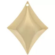 Pendentif carreau 28x21 mm - carte à jouer - Doré à l'or fin x1