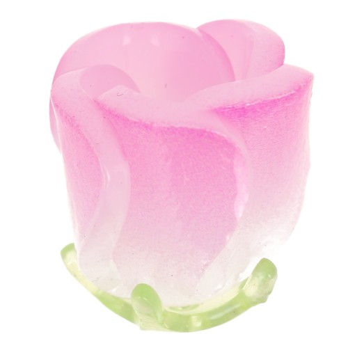 Perle fleur Tulipe 15x13 mm en plastique - Rose x1