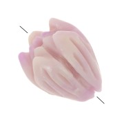 Perles bourgeon de fleur 8.5x7 mm en synthétique - Lilas x8|raw }}