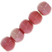 Perles rondes en céramique 6.5 mm - Rouge x20|raw }}