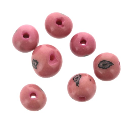 Graines açaï du Brésil 8 mm Rose x 10