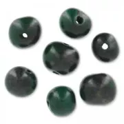 Graines açaï du Brésil 8 mm Vert foncé x 10