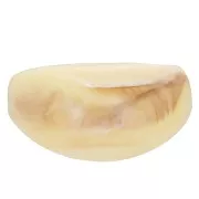 Marron - Accessoire pour cheveux - pour chouchou élastique - 52x28 mm en résine - Ivoire marbré Accessoire pour cheveux - pour chouchou élastique - 52x28 mm en résine - Ivoire marbré