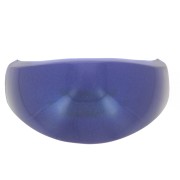 Accessoire pour cheveux - pour chouchou élastique - 52x28 mm en résine Bleu nuit métallisé|raw }}