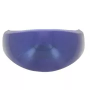 Accessoire pour cheveux - pour chouchou élastique - 52x28 mm en résine Bleu nuit métallisé