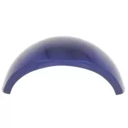 Accessoire pour cheveux - pour chouchou élastique - 52x28 mm en résine Bleu nuit métallisé